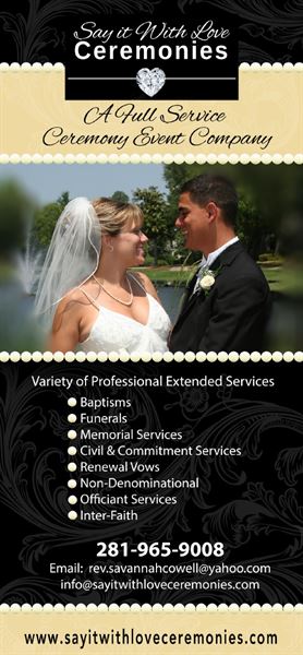 Say It With Love Ceremonies