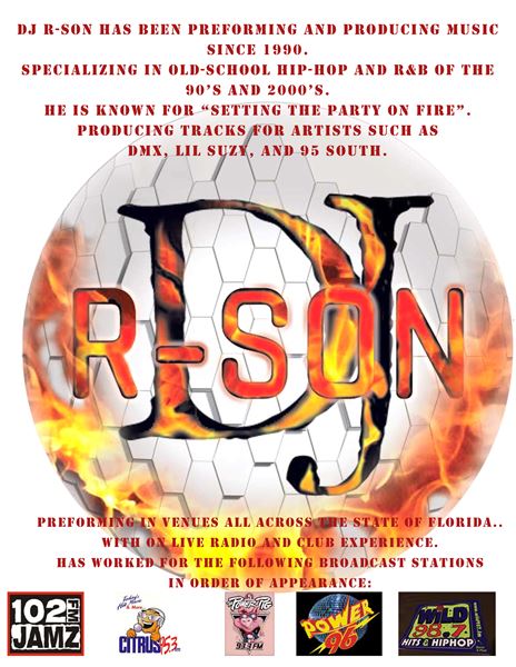 DJ R-SON ENTERTAINMENT LLC