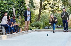 Bocce Ball Court & Croquet Lawn