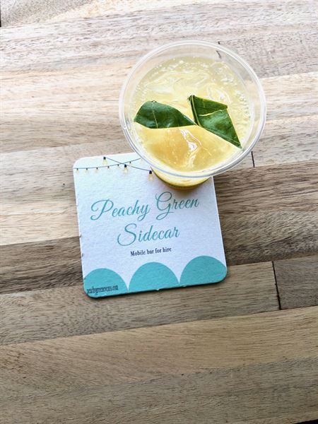 The Peachy Green Sidecar, mobile bar for hire