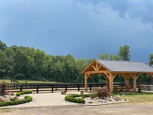 Pavilion Firepit BBQ