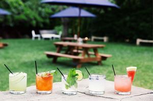 Outdoor Cabana Area / Sunset Bar