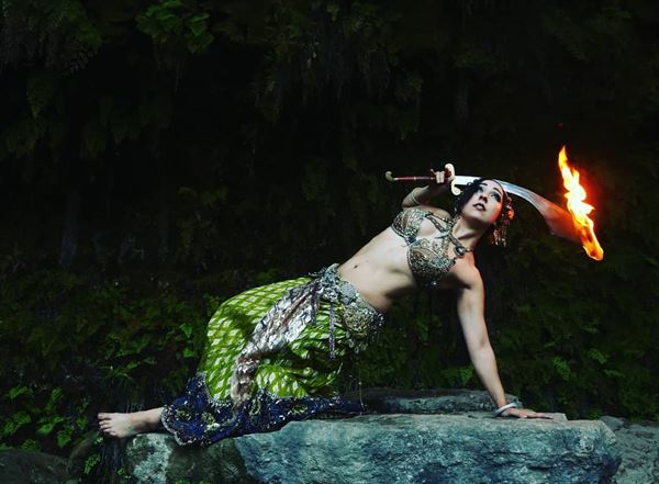Devin Alfather Fire and Fusion Bellydance