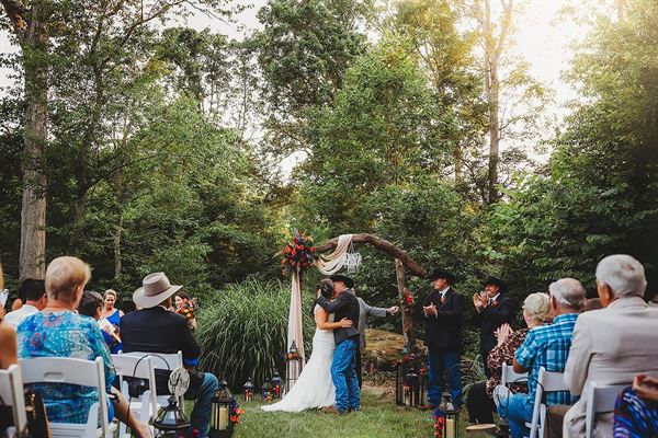 The Wedding Barn at Black Jack Vineyard