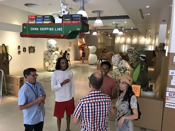 Cardboard City: A unique 10,000 sf art center & event space on the Third Street Promenade