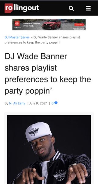 DJ Wade Banner