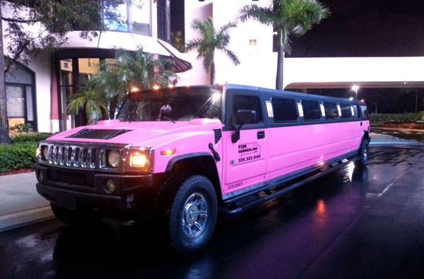 Pink Hummer Limo