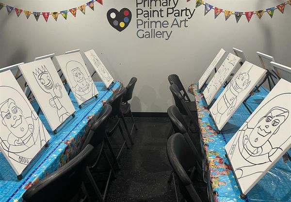 Primary Paint Party-Prime Art Gallery
