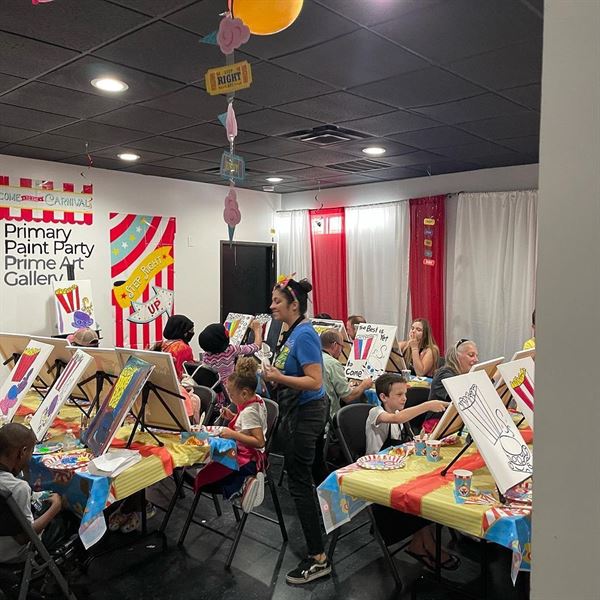 Primary Paint Party-Prime Art Gallery