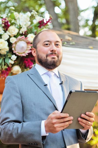 Cody Miller, Wedding Officiant