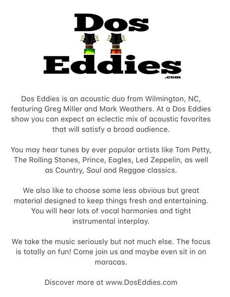 Dos Eddies - Acoustic Guitar / Vocal Duo