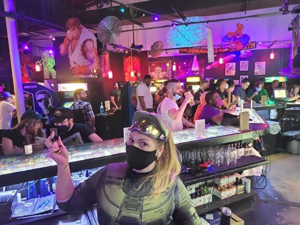 Player 1 Video Game Bar