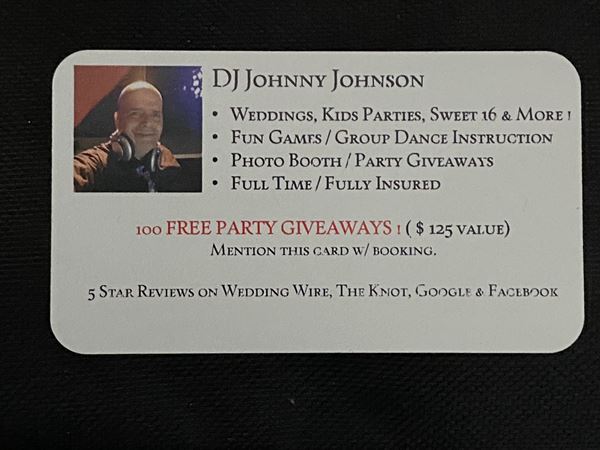 DJ Johnny Johnson Wedding & Event Specialist