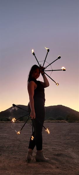 Gypsy Landing | Tarot Reader & Fire Performer