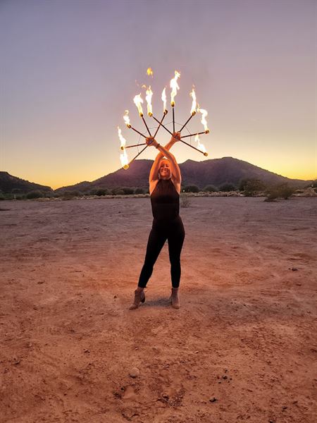Gypsy Landing | Tarot Reader & Fire Performer