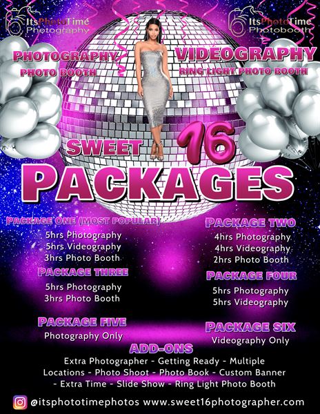 Sweet 16 & Quinceanera Photographer