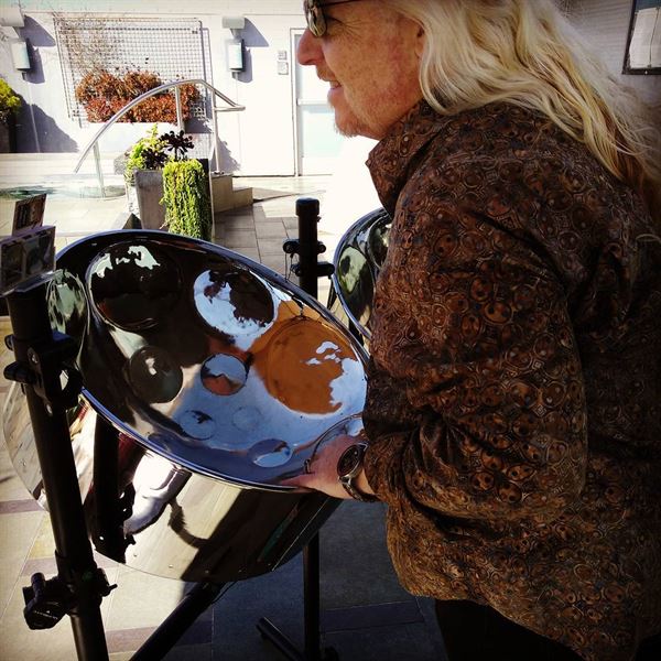 Chris Arpad Solo Steel Drummer