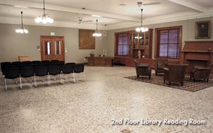 Brown Research Library Second Floor Reading Room