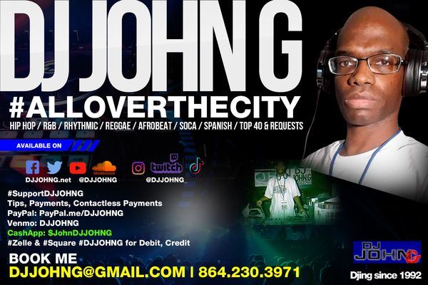 DJJOHNG ALLOVERTHECITY - Columbia and the Midlands South Carolina