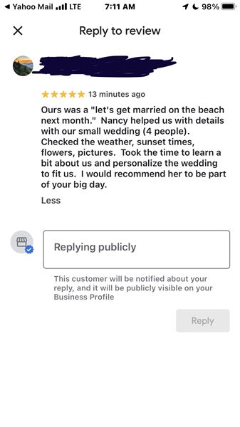 Reverend Nancy McMillan, DD, MsD