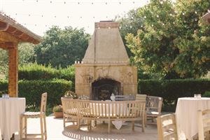 Stepping Stone Fireplace Patio