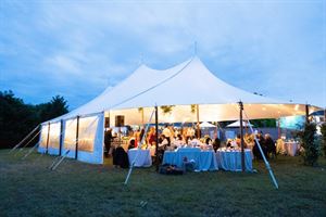 Waterfront Tent on Lawn