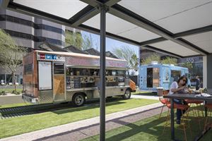 Outdoor Food Truck Runway