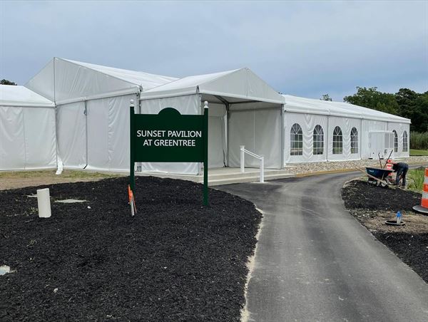 The Sunset Pavilion at Green Tree Golf Course