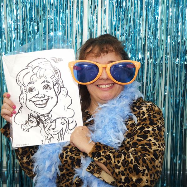 Caricature Artist Dan Freed