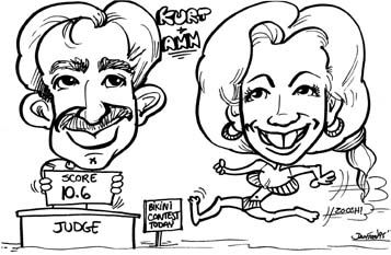 Caricature Artist Dan Freed