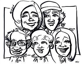 Caricature Artist Dan Freed