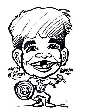 Caricature Artist Dan Freed