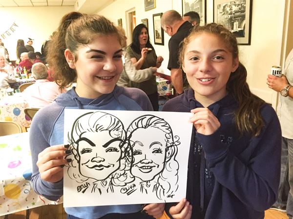 Caricature Artist Dan Freed