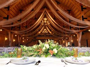 Rustic & Chandelier Event Barn
