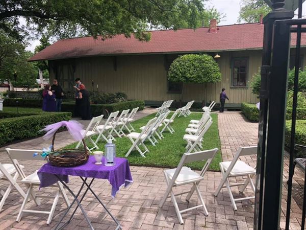 Rose Garden & Historic MKT Train Depot