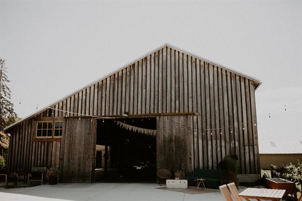 The Saltbox Barn on Fir Island