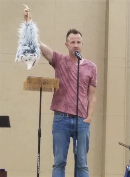 Ventriloquist Doug Mickan