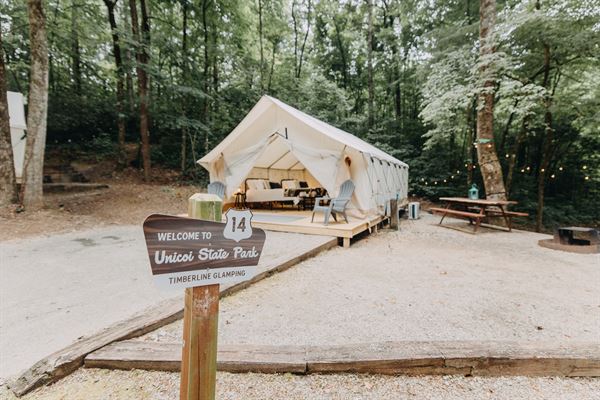 Timberline Glamping at Unicoi State Park