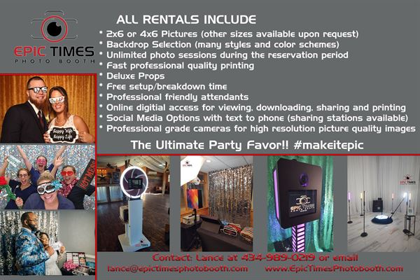 Epic Times Photo Booth