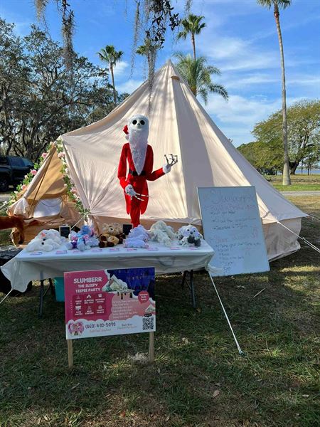 Slumberr the sleepy teepee party