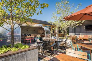Rooftop Airstream Trailer & Fireplace