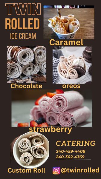 Twin Rolled ice cream
