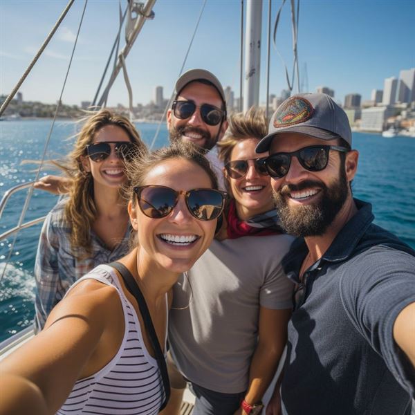 The trip to Lake Piru on the sailboat