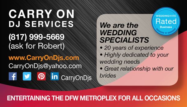 Carry On Wedding and Karaoke DJ Services