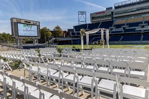 50-Yard Line Stage & North Fan Plaza