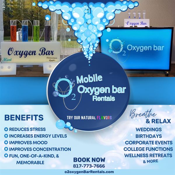 O2 oxygen bar rentals
