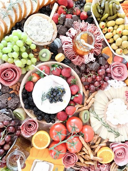 Berries + Honey Charcuterie