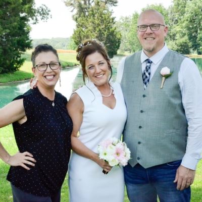 celebrating officiant