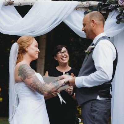 celebrating officiant