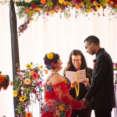 celebrating officiant